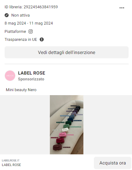 Social Commerce Facebook Label Rose